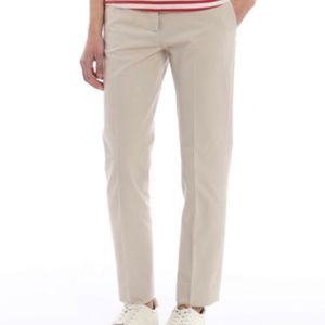 Piazza Sempione Kim pale beige cotton trousers